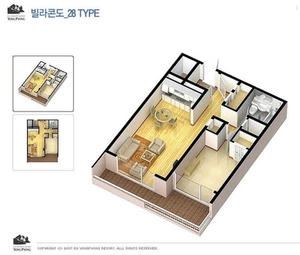 Yongpyong Resort Villa Condominium Pyeongchang Ngoại thất bức ảnh